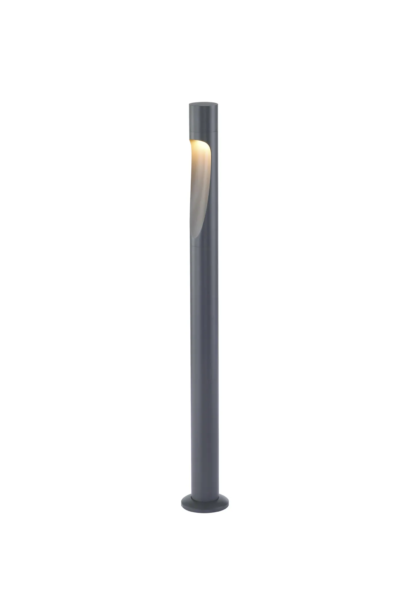 M9285  Aran 80cm Bollard 6W LED 3000K IP65 Dark Grey